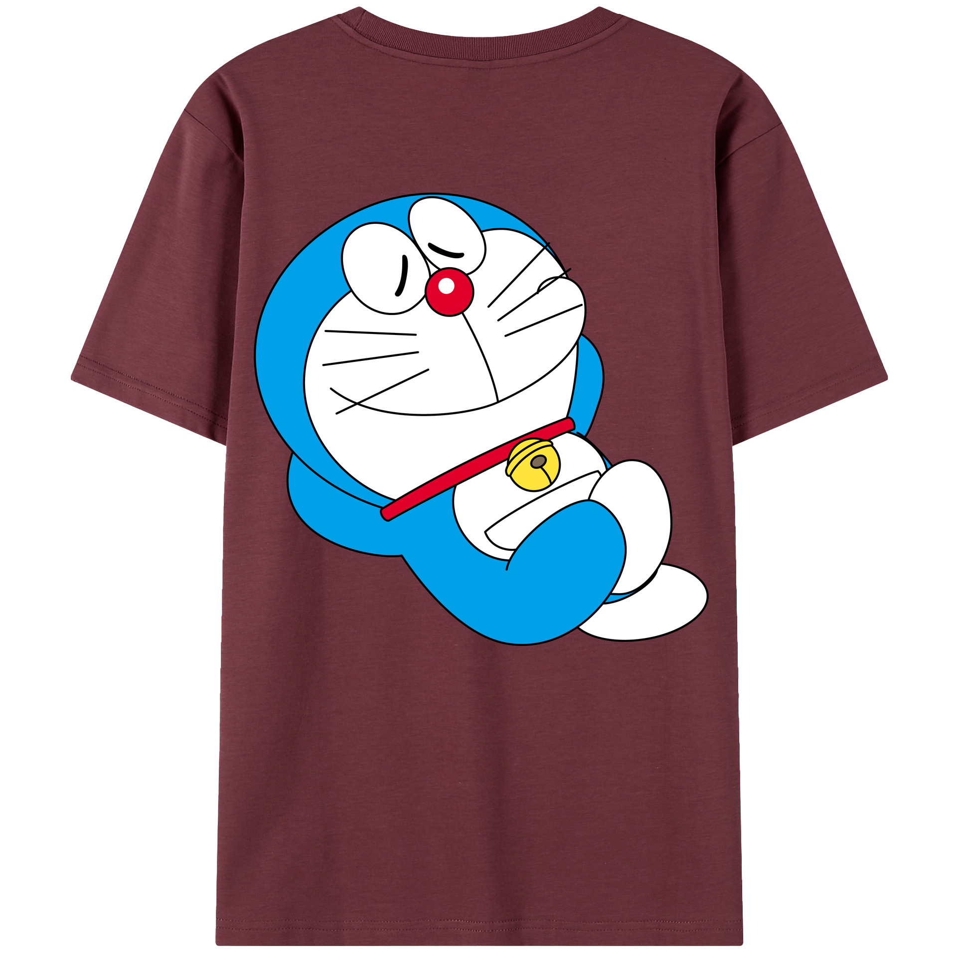 （画像用） ドラえもん Doraemon 綿100％半袖Tシャツ（背面プリント）